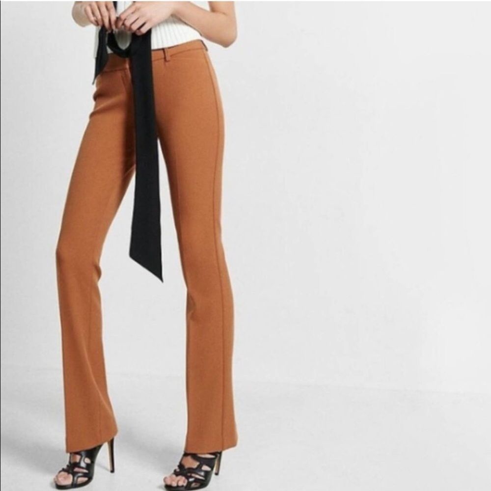 Express Columnist Barely Boot Trouser Pants Sz 0 - image 1